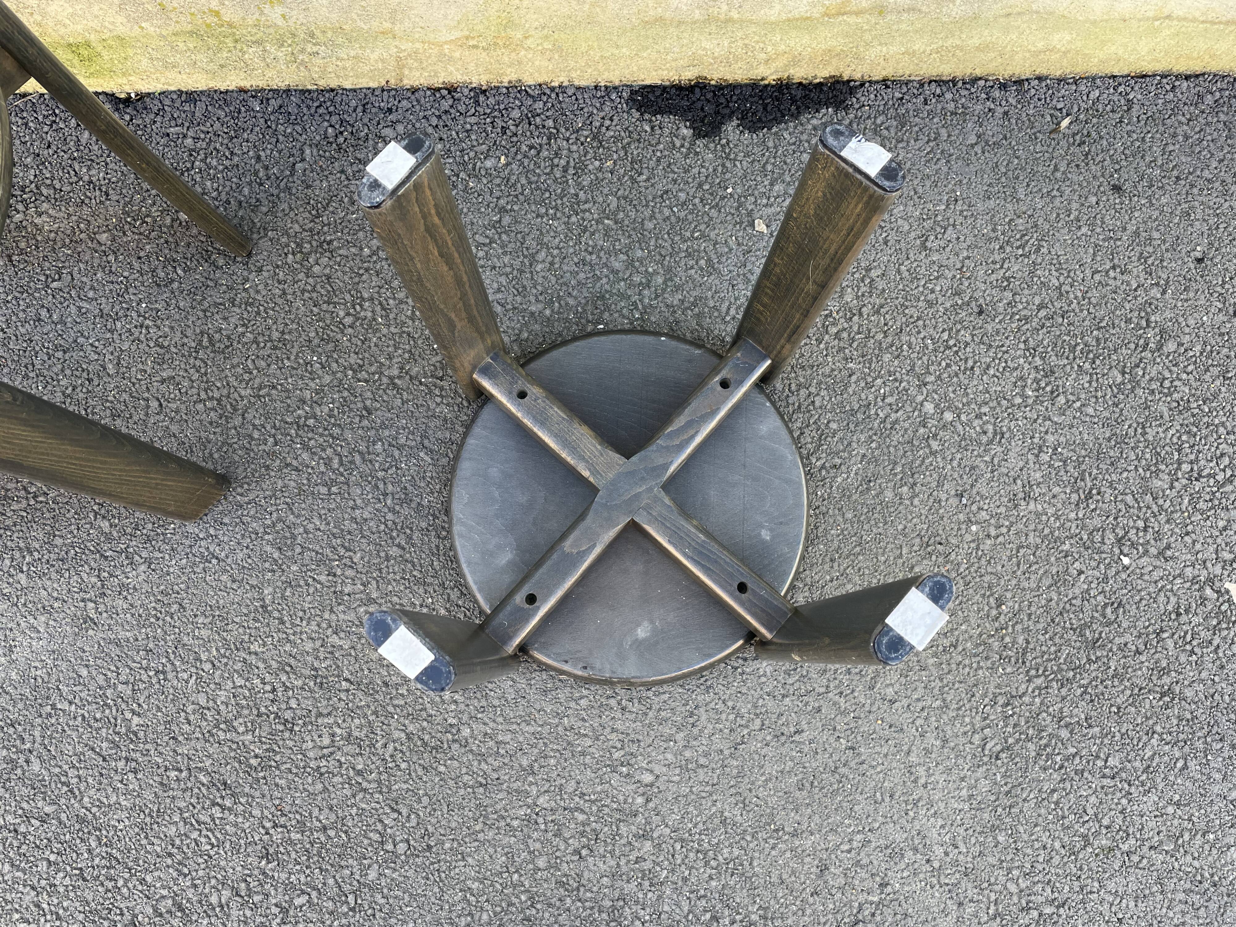 Solid pine stools 1980