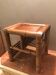 beautiful old asian bamboo stool