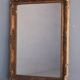 Mirror restoration Golden stucco rectangle 137 x 89 cm