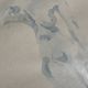 Painting signed monochrome blue black watercolor “seated woman”