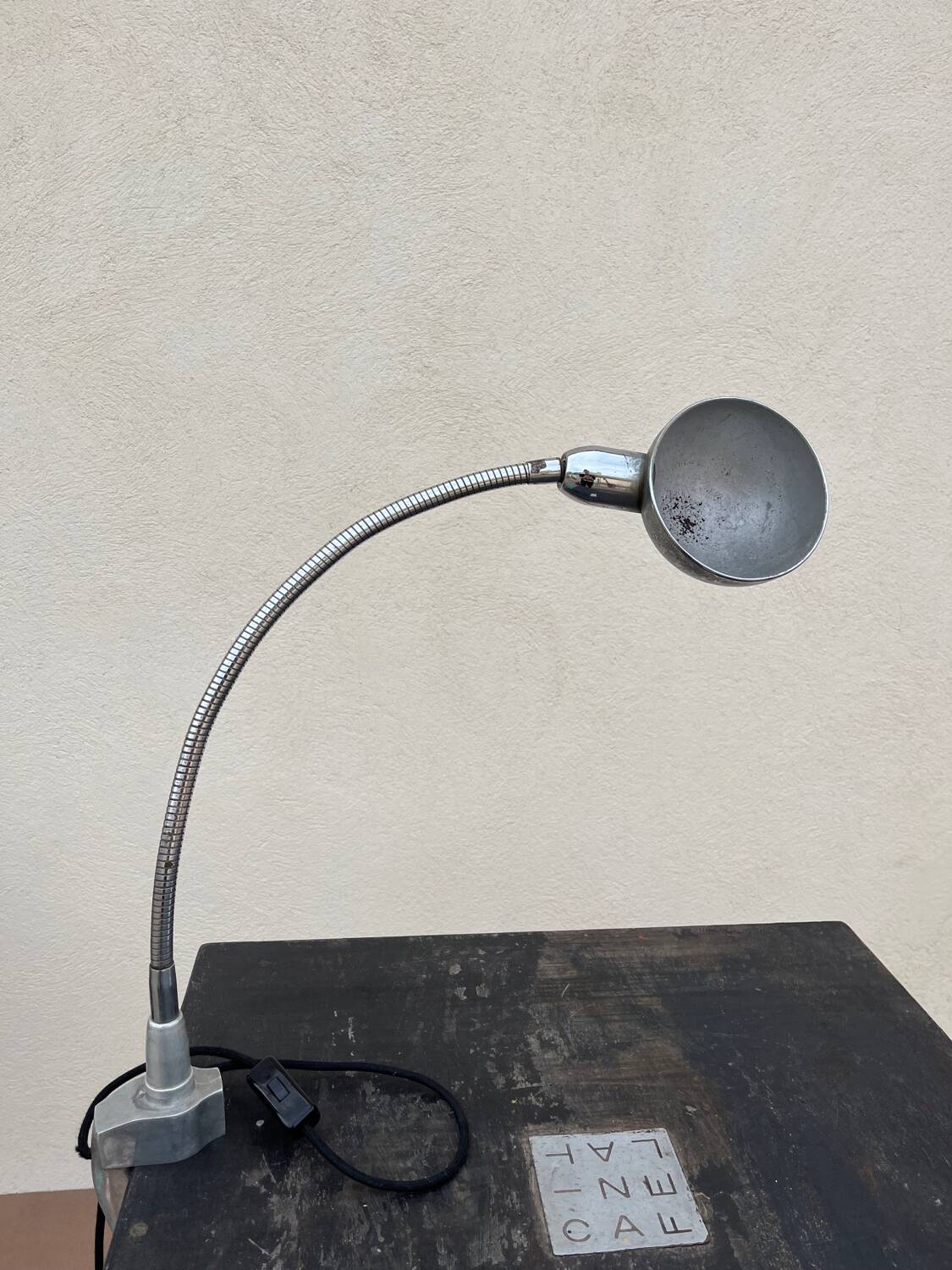 Industrial desk lamp