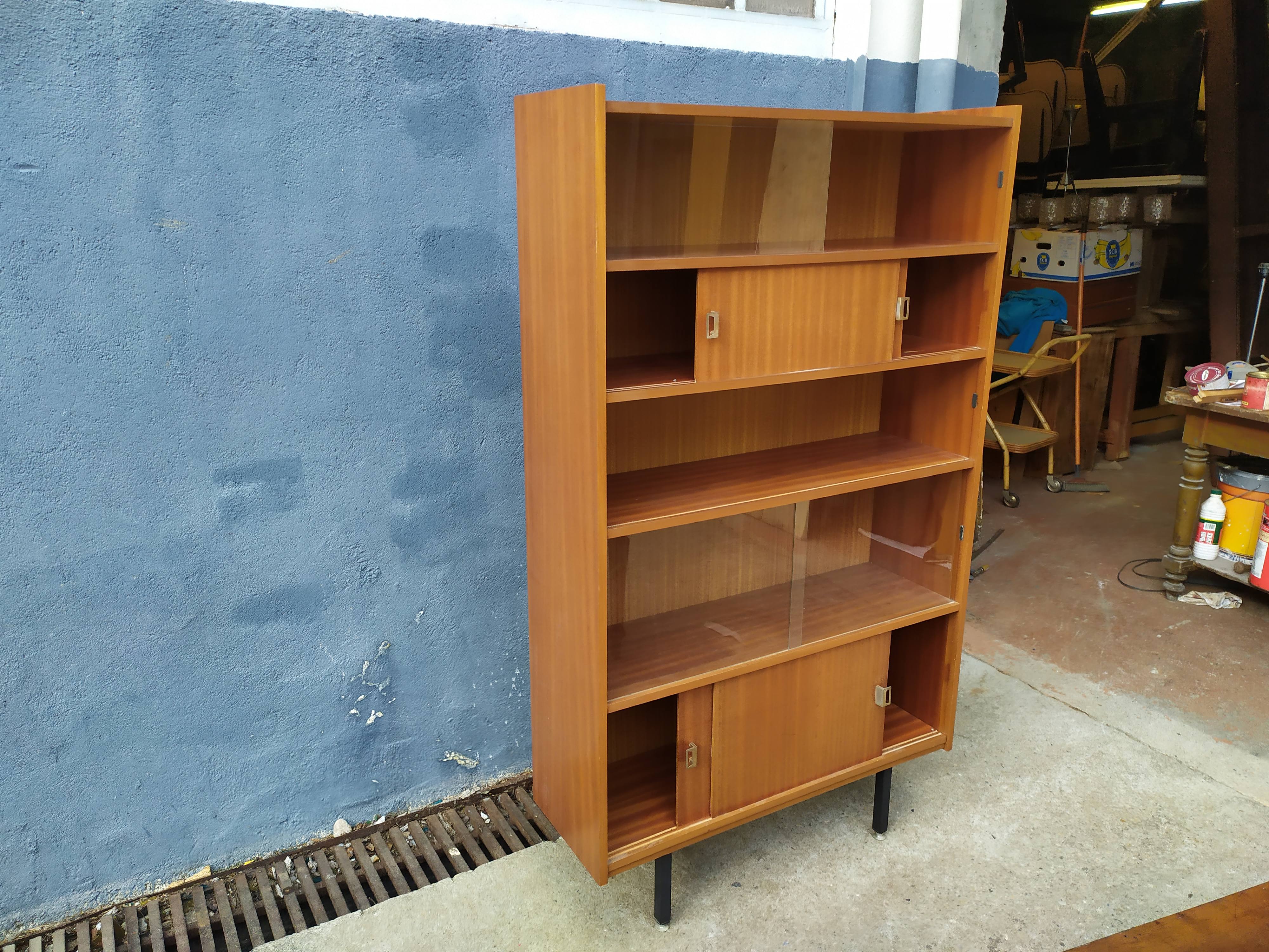 Vintage library shelf 1960