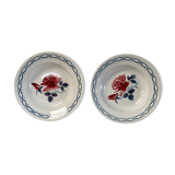 Set of 2 plates Digoin Janine pattern