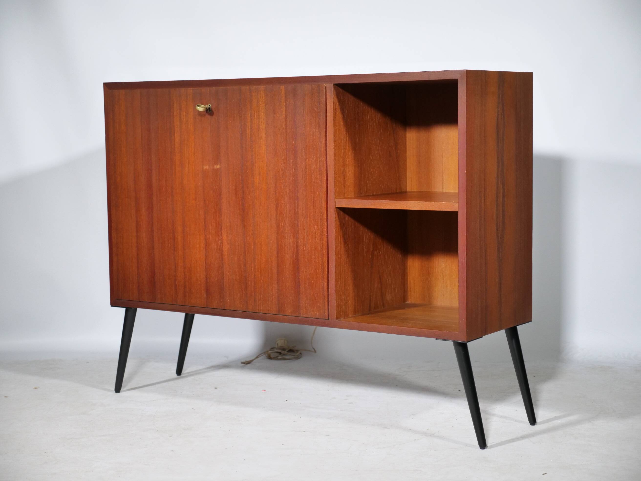 Teak Bar Cabinet by Erich Stratmann from the 1960s