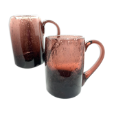 Glass glass mug bubbled glasses Biot