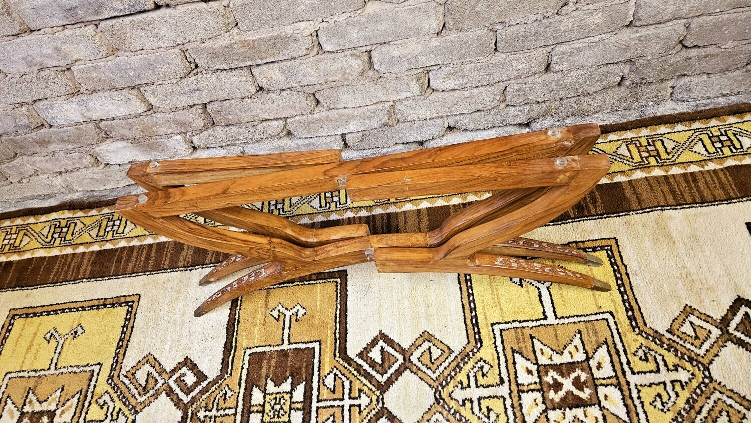 Vintage 1960s spider leg coffee table