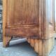 Art Deco buffet with marble top, antique sideboard.