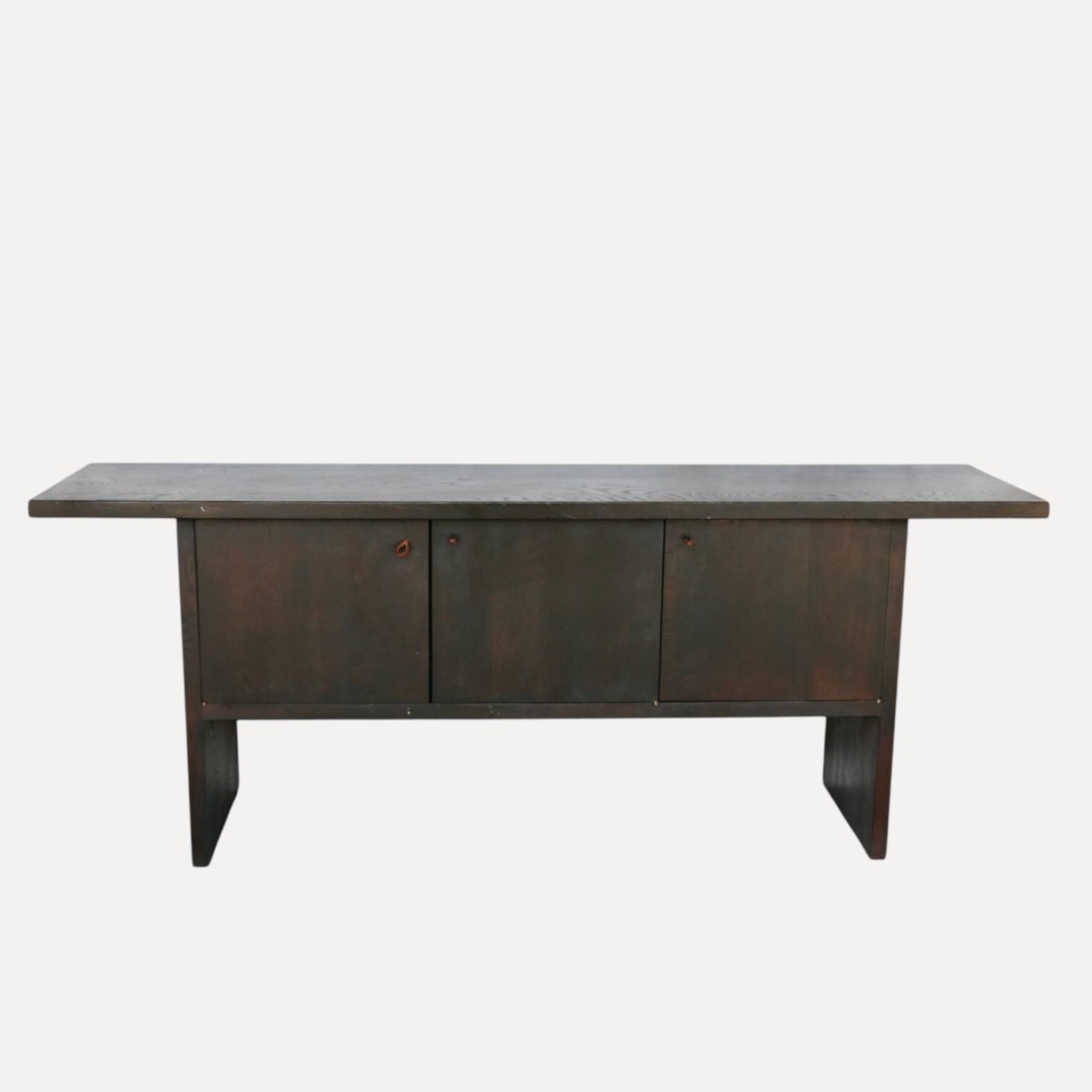 A solid oak sideboard, France 1950s.