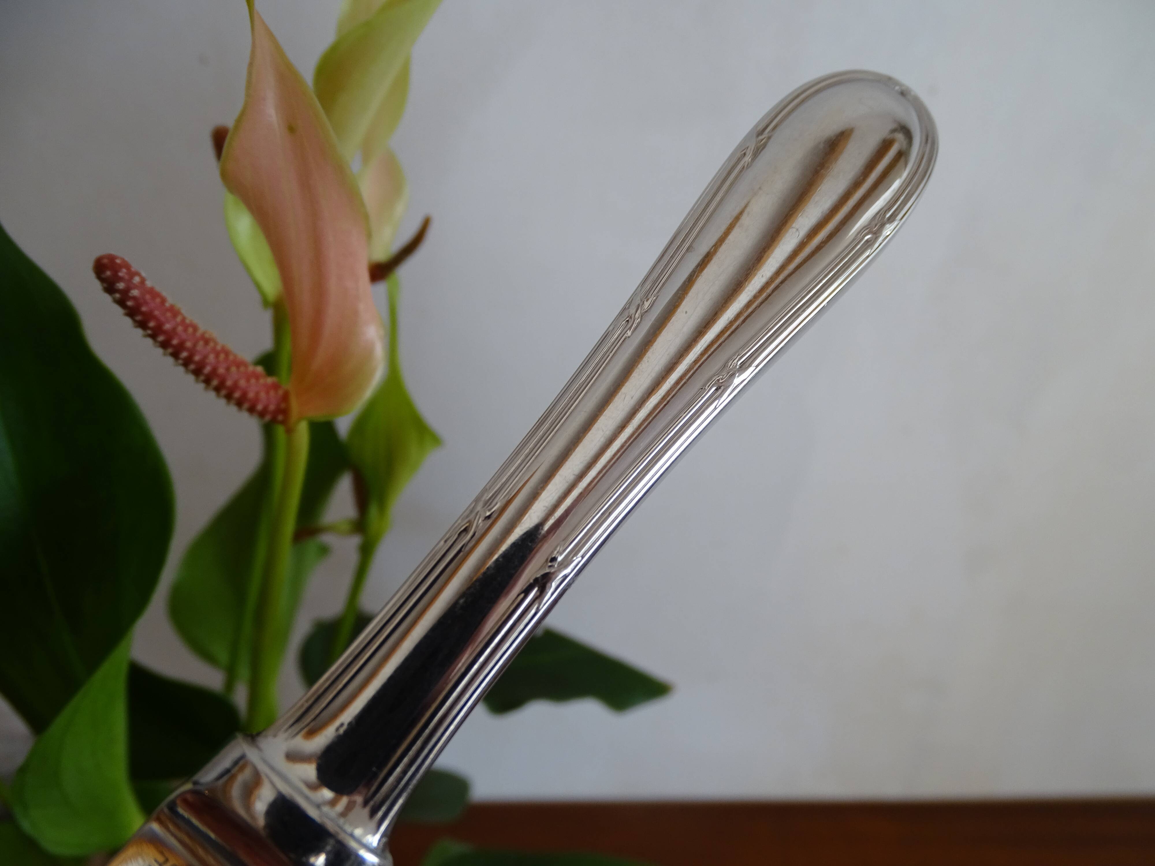 12 couteaux inox comargent monocoque style Louis XV