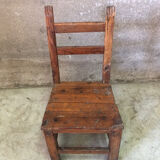 Old Savoyard chair folk art