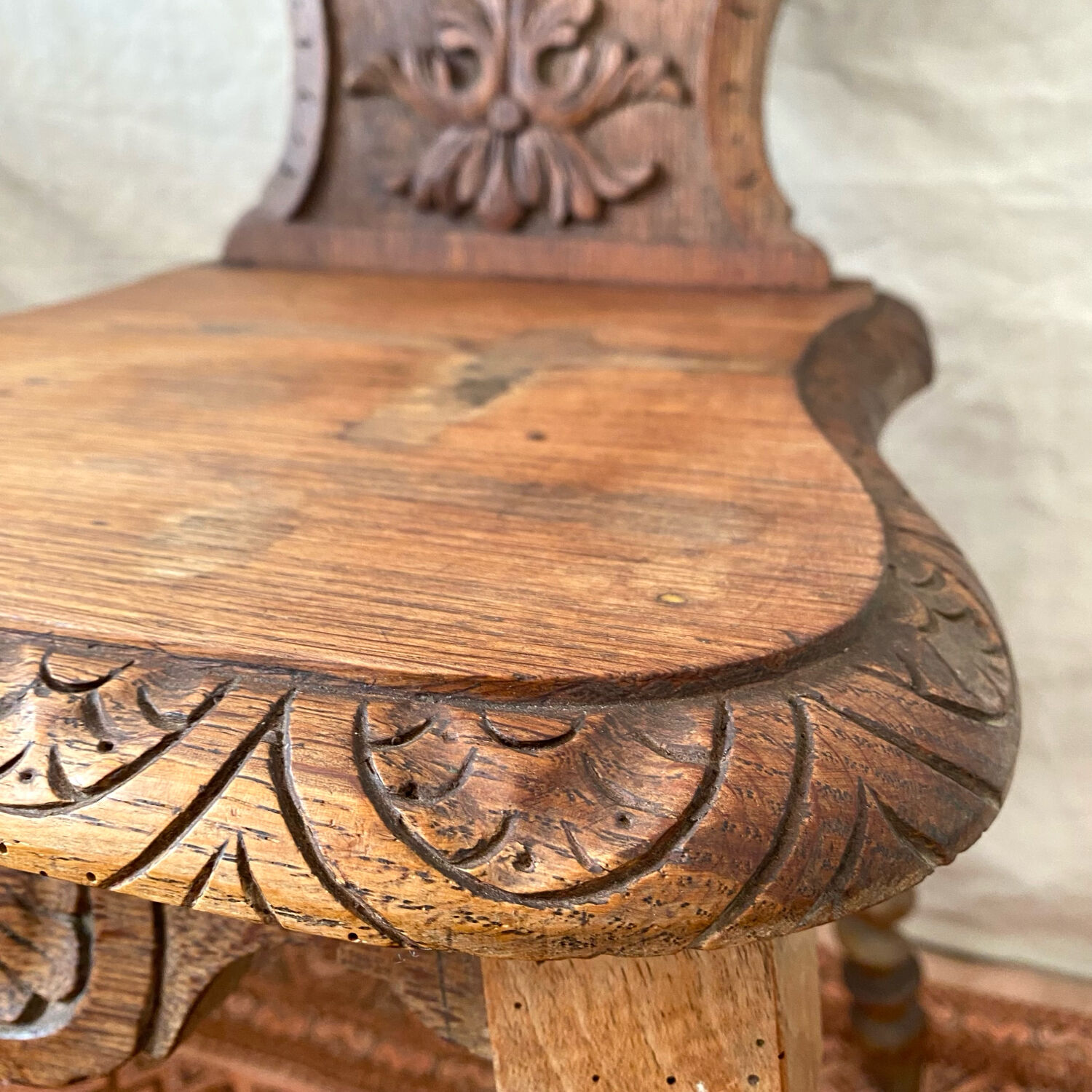Antique chair Alsatian craftsmanship