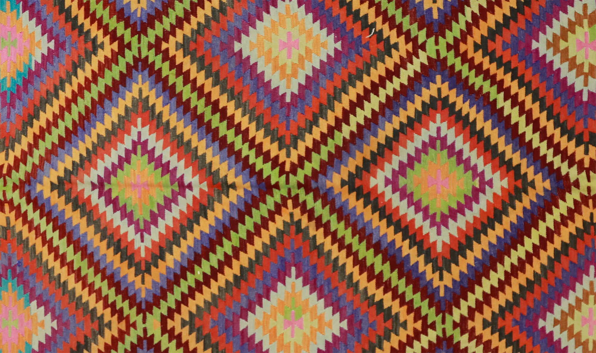 Anatolian handmade kilim rug 321 cm x 177 cm