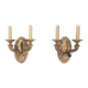 A pair of wall lamps, mid 20th century