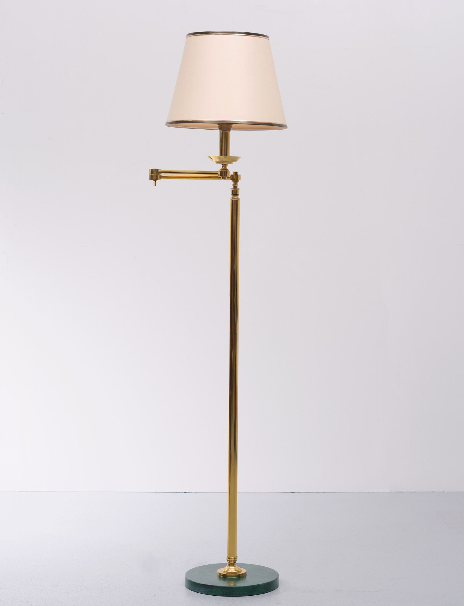 Brass Floor Lamp Deknudt Belgium 1970s