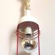 White and red 60s rise and fall suspension