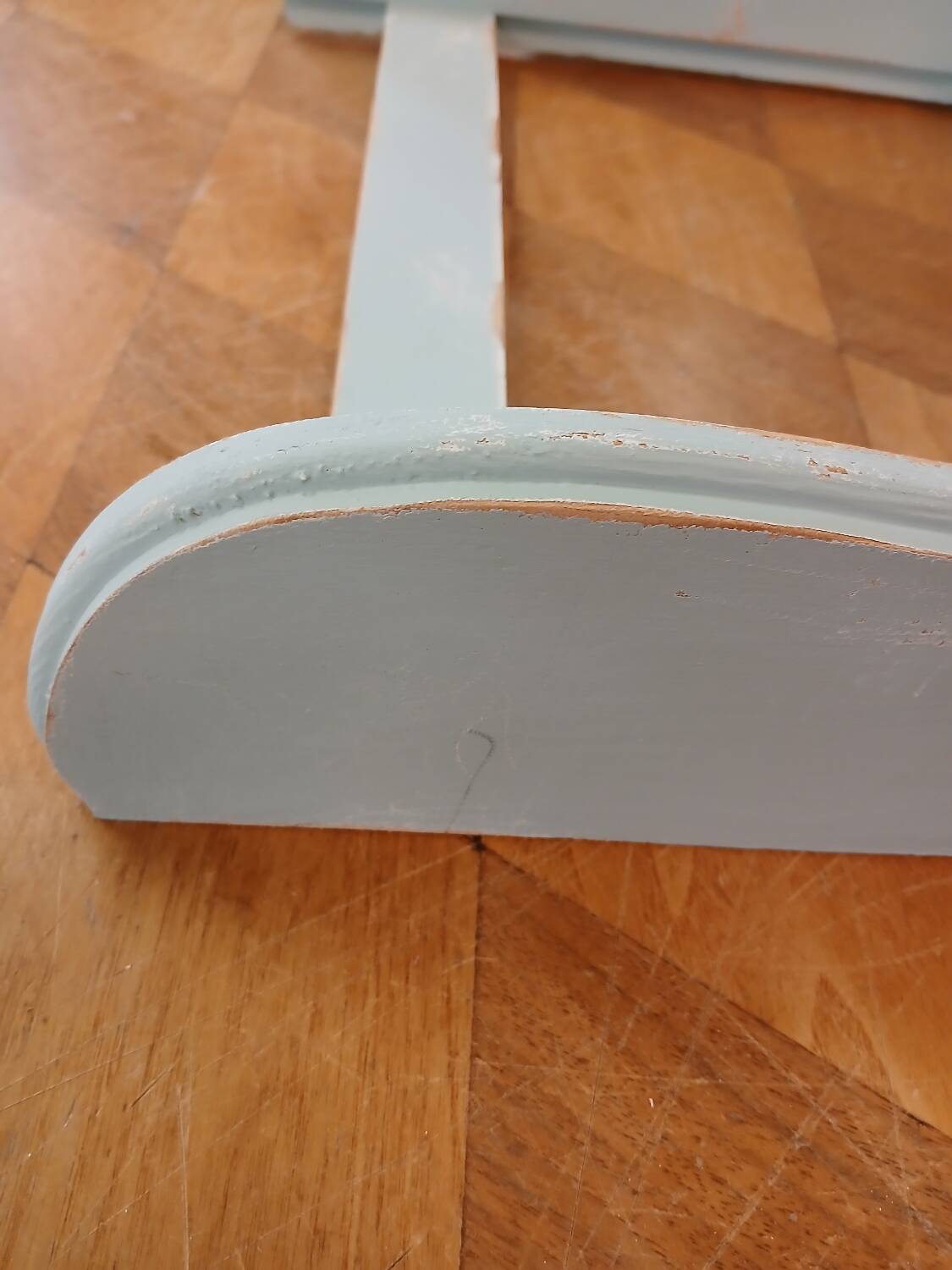 Revamped antique wall shelf