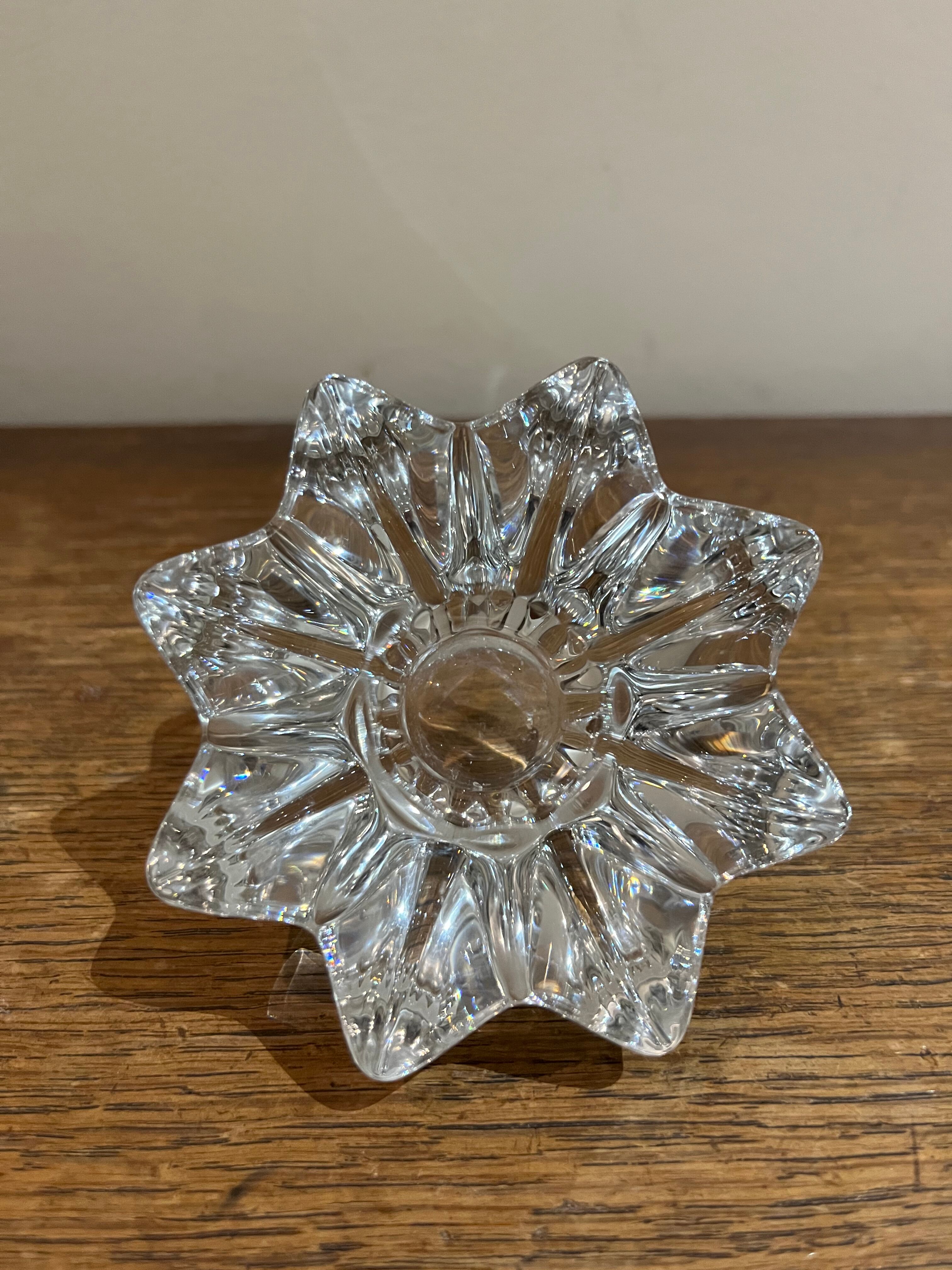 Davesn crystal star candle holders
