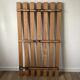 Wooden wall coat rack