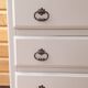 Commode vintage relookée gris