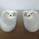 Pair of transparent plexiglass sconces 1970