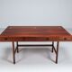 Peter Lovig flip-top partners desk rosewood Lovig Denmark 1960