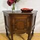 Vintage Old Charm Furniture Canted Side Cabinet English Country House  1970