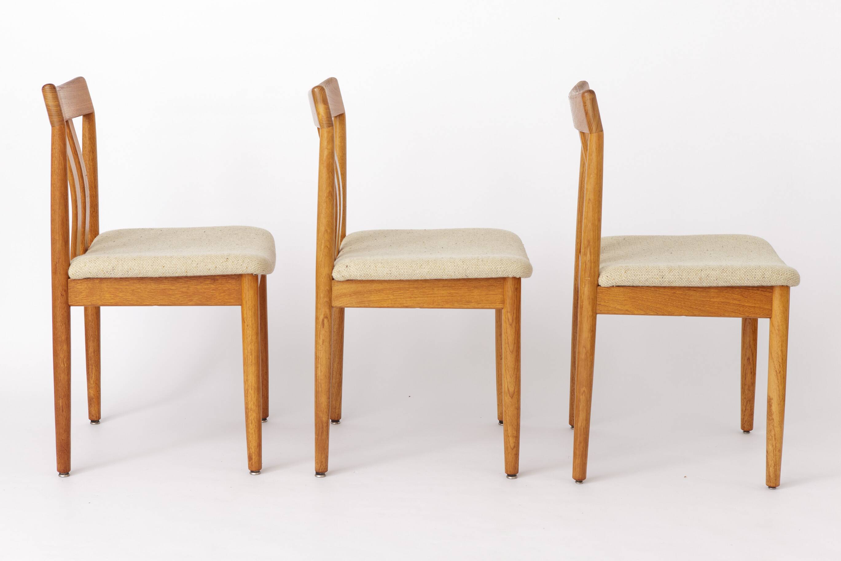 Set of 6 Vintage Danish Teak Dining Chairs by Vamdrup Stolefabrik, 1960s