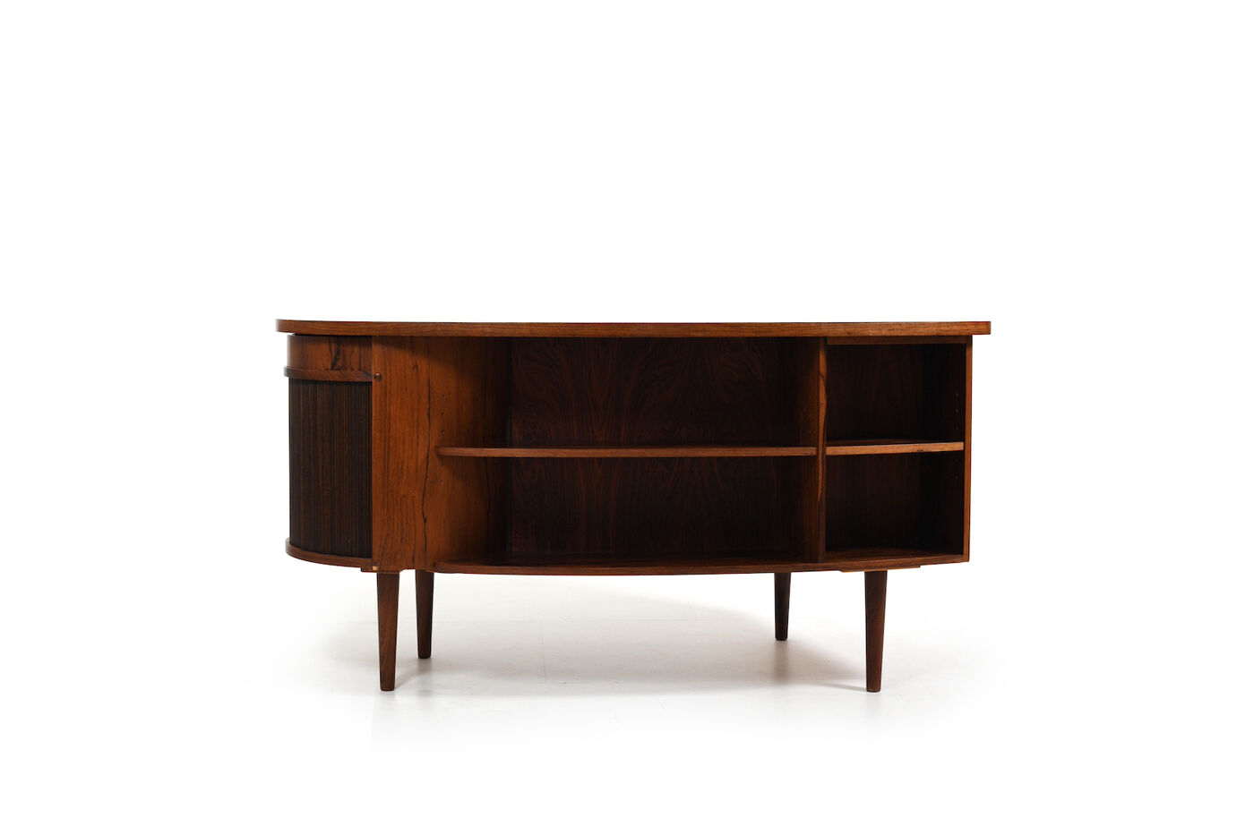 Fine Danish Kidney Desk Model 54 by Feldballes Møbelfabrik 1950s