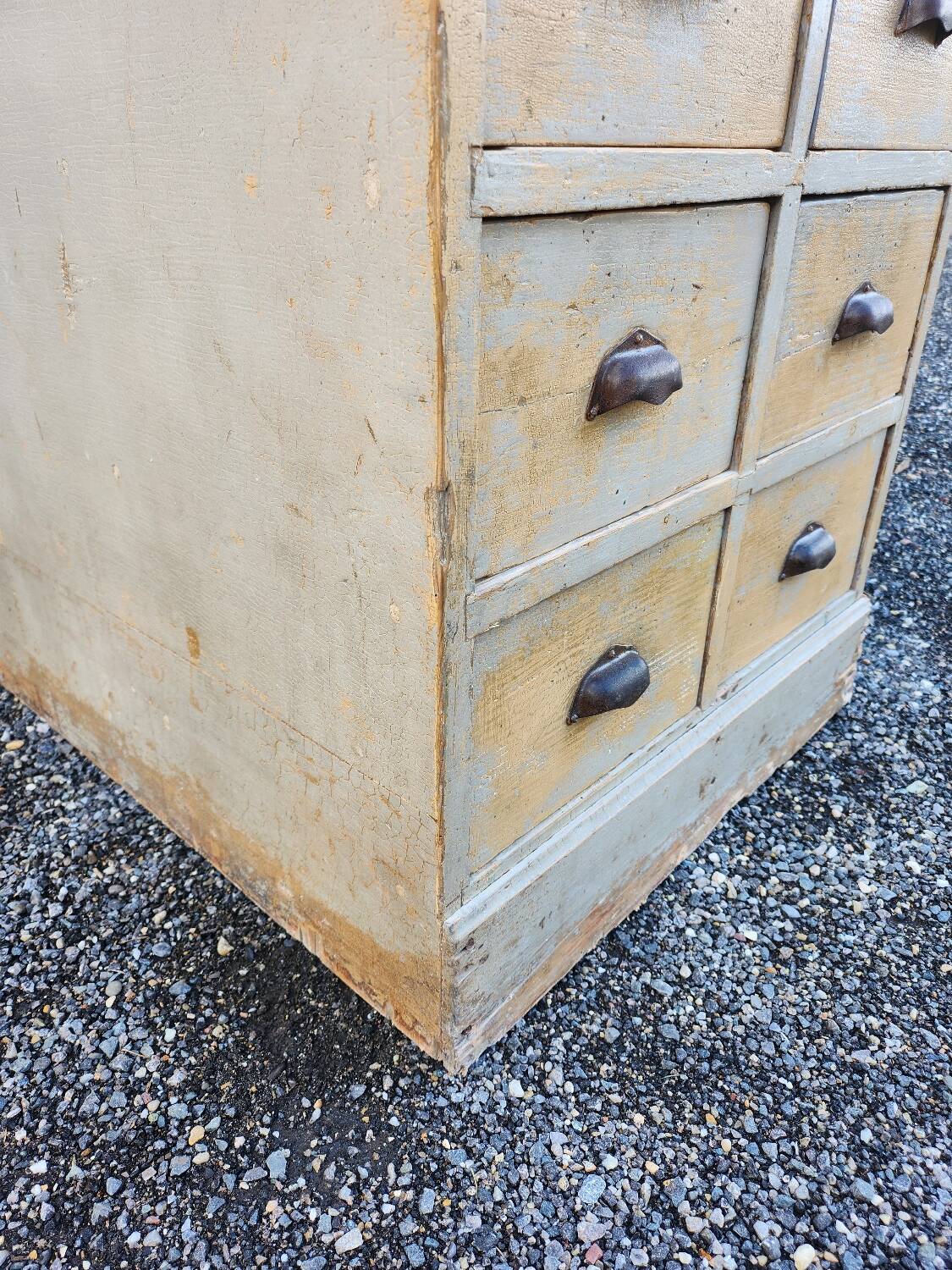 Antique craft furniture with drawers