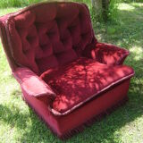 Pair of velvet chair