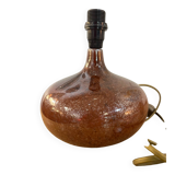 Glazed earthenware lamp base