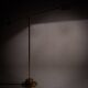 Hillebrand Brass counter balance floor lamp 1980s Germany