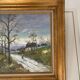 Oil Painting Canvas Country Path Landscape Nature Autumn LALLEMA