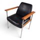 Leather armchair by Sven Ivar Dysthe for Dokka Møbler, 1960