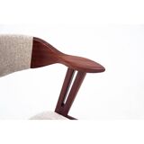 Chaise en teck, Danemark, années 1960. Après rénovation.