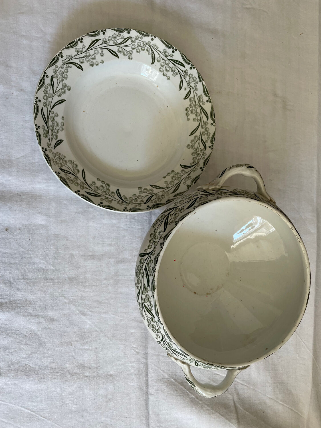 Vegetable and flat plates Mimosa Saint Amand & Hamage