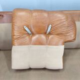 Three-seater sofa from the mid-century produced in Italy in the 1970s.