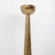 Hammered Brass Floor Lamp Torchère Style, Italy