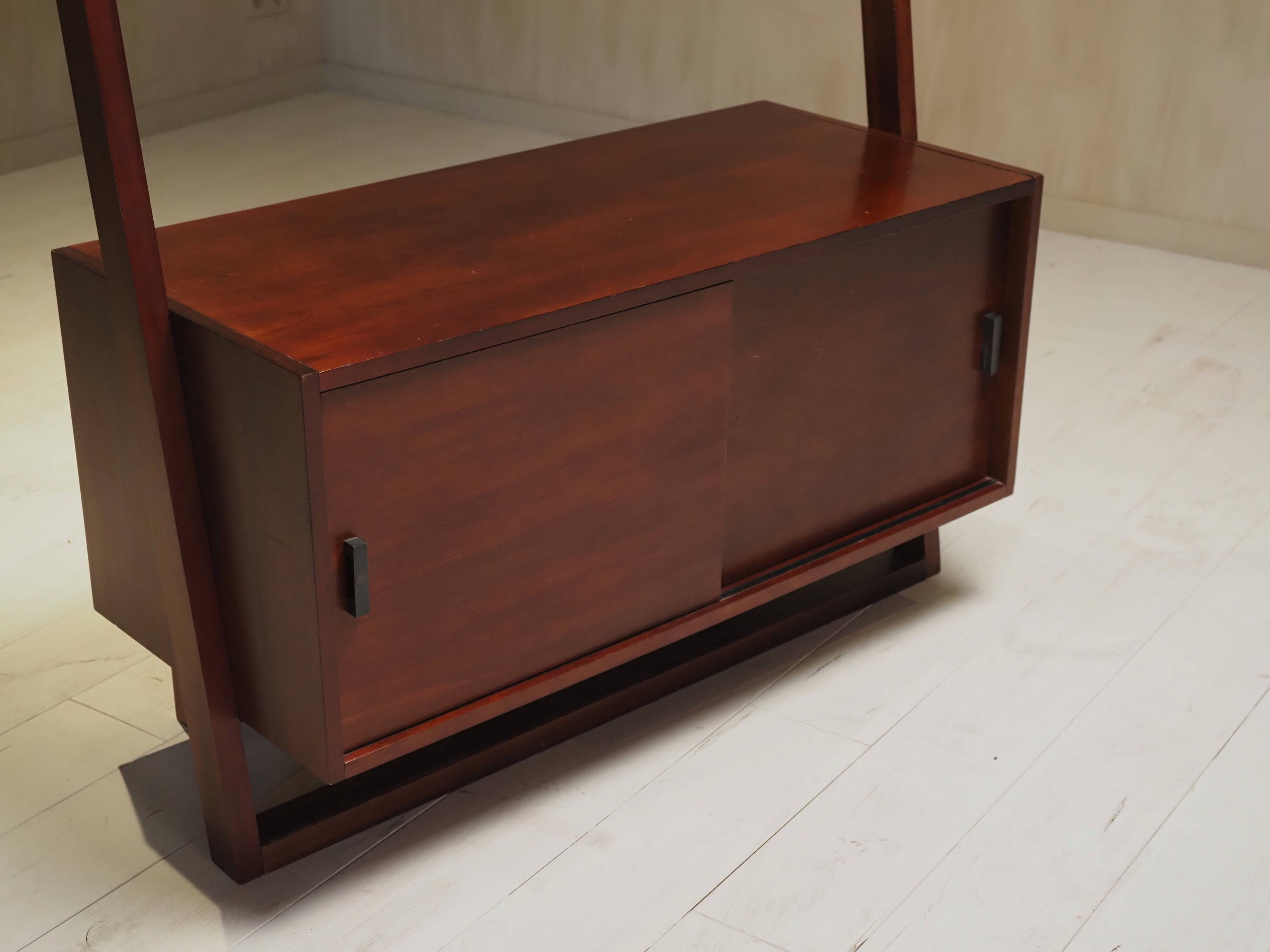 Vintage wardrobe or room divider from the 1970s.