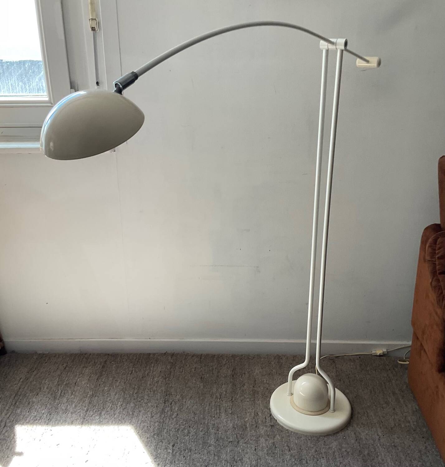 Vintage reading floor lamp from the 70s and 80s