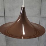 Brown pendant lamp, Danish design, 1960s, production: Denmark