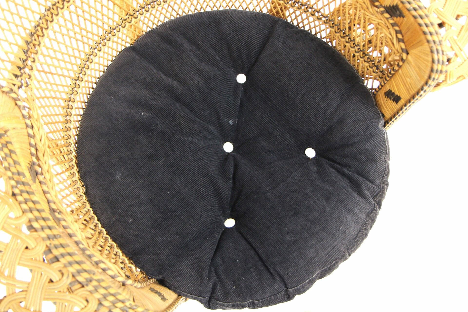 Armchair "Emmanuelle" in rattan, Sweden, 1980