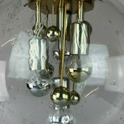 Plafonnier à boule doria en verre espace age design