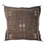 Moroccan brown bohemian cushion