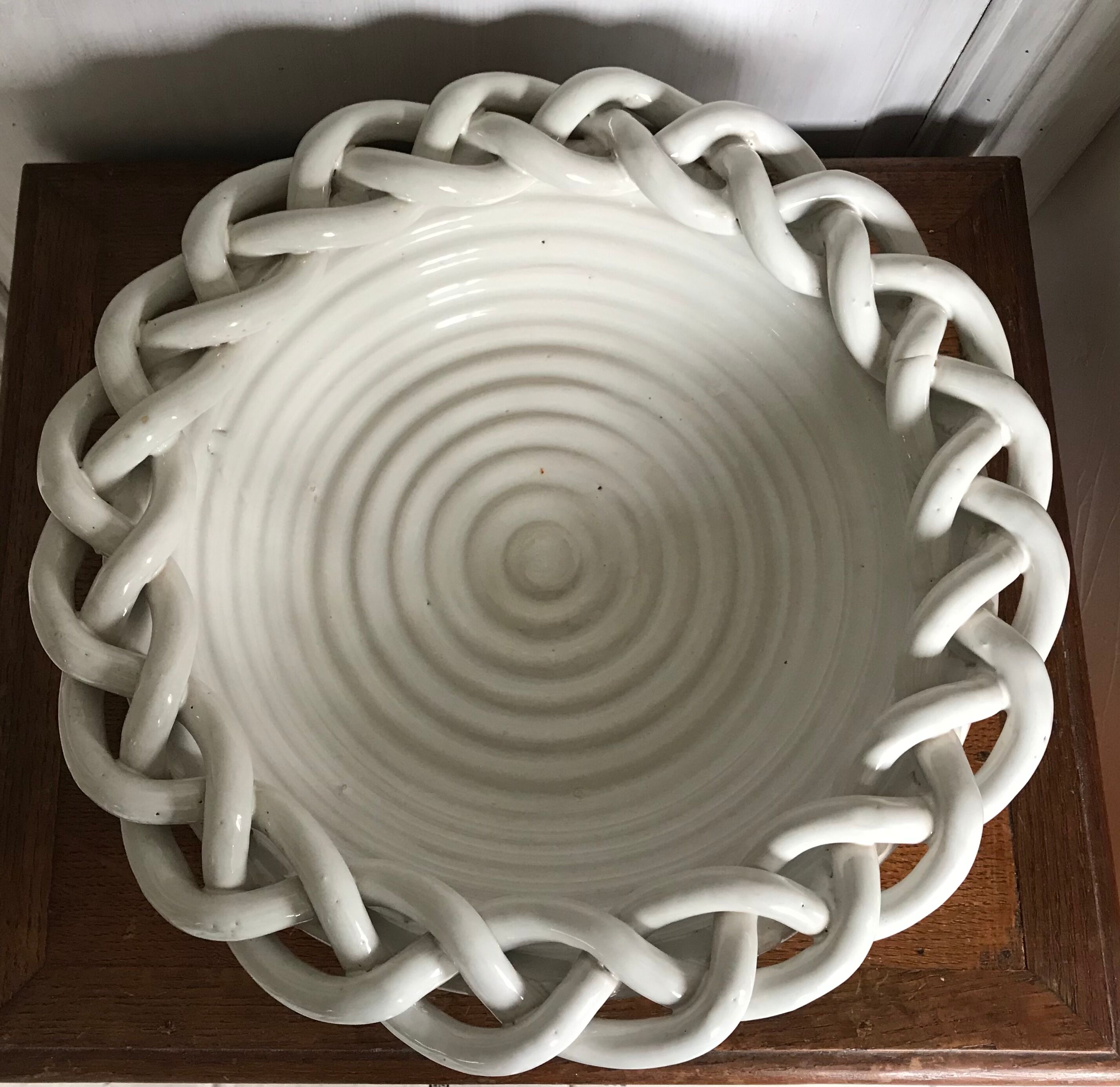 Braided ceramics cut