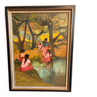 Eliane Thiollier (1926-1989), Indians in Yucatán