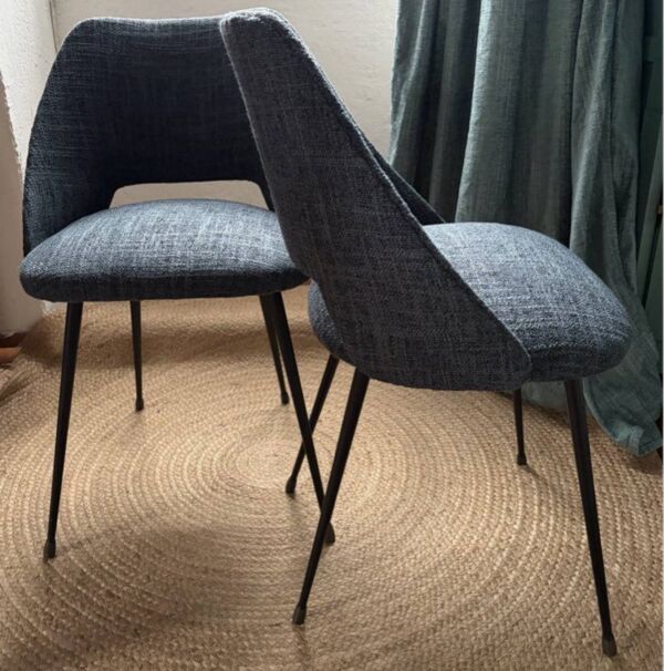Paire de chaise gondole vintage