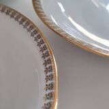 Set of 6 porcelain plates