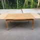 Table à manger extensible Louis XV bois massif chêne et marqueterie 250cm