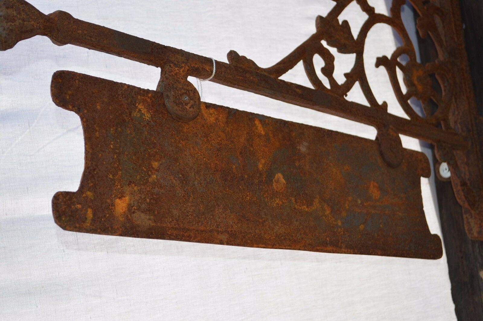 Cast iron trade sign